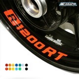 8 X Custom Inner Rim Decals Wheel Reflective Stickers Stripes Bmw R 1200 Rt